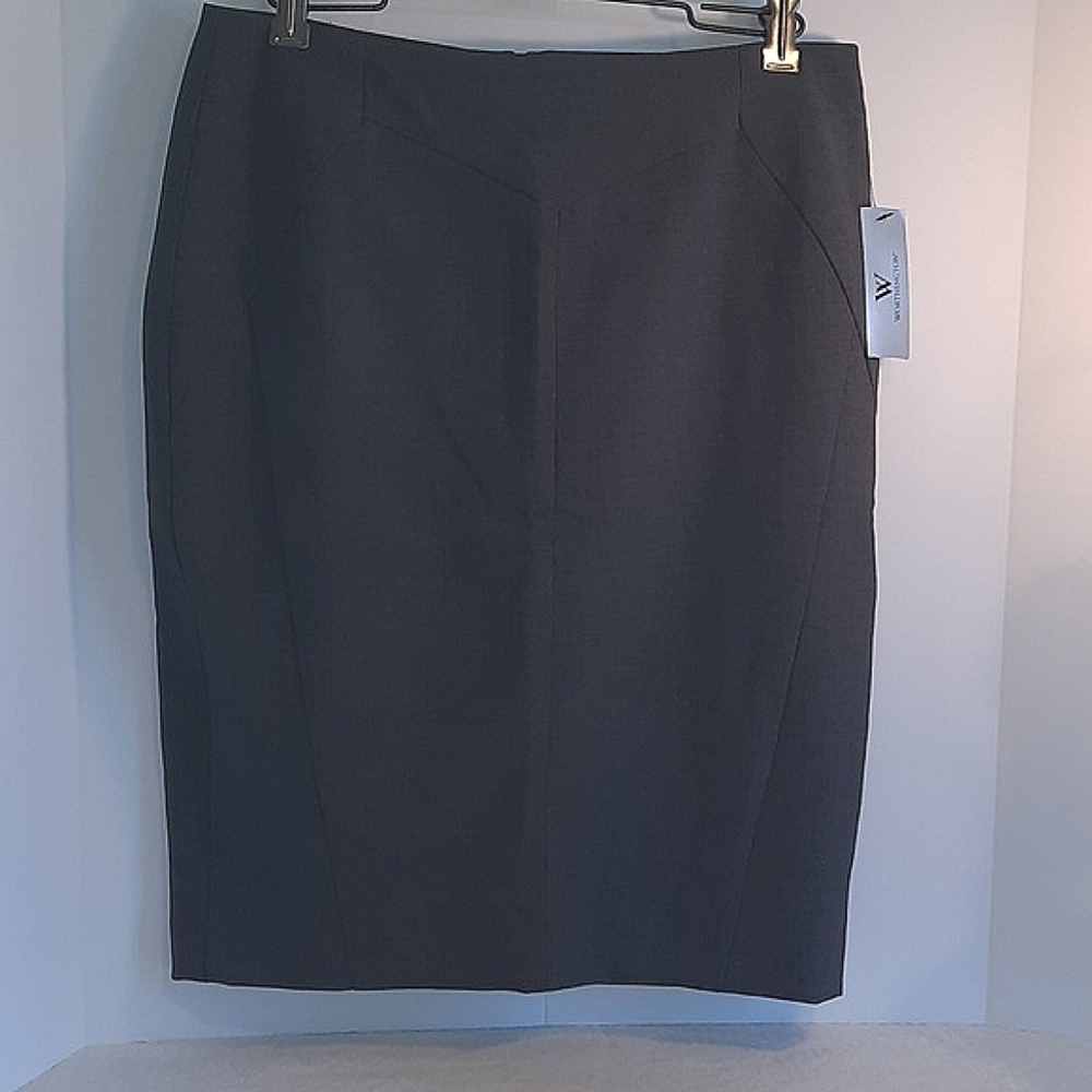 NWT Worthington Gray Pencil Skirt